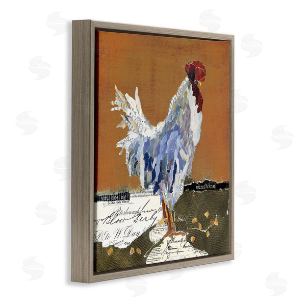 Stupell Industries Carol Robinson | Country Farm Chicken Collage My Sunshine Sentiment Wall Art