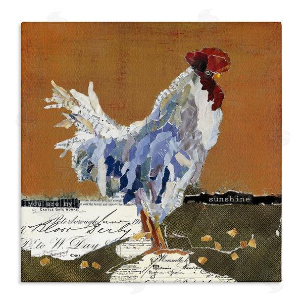 stupell industries Carol Robinson | Country Farm Chicken Collage My Sunshine Sentiment Wall Art