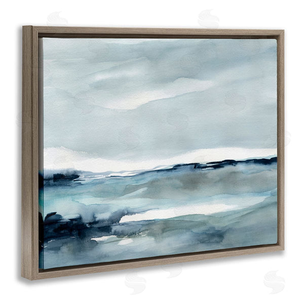 Stupell Industries Carol Robinson | Desolated Northern Polar Ocean Abstract Scenery View Wall Art