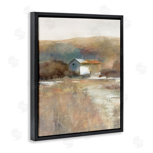 Stupell Industries Carol Robinson | Distant Cabin With Rustic Scenery