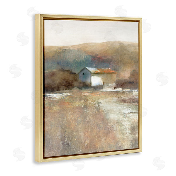 Stupell Industries Carol Robinson | Distant Cabin With Rustic Scenery