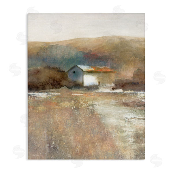 stupell industries Carol Robinson | Distant Cabin with Rustic Scenery