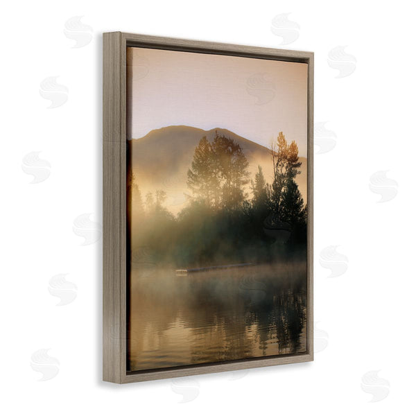 Stupell Industries Carol Robinson | Dock In Foggy Lake