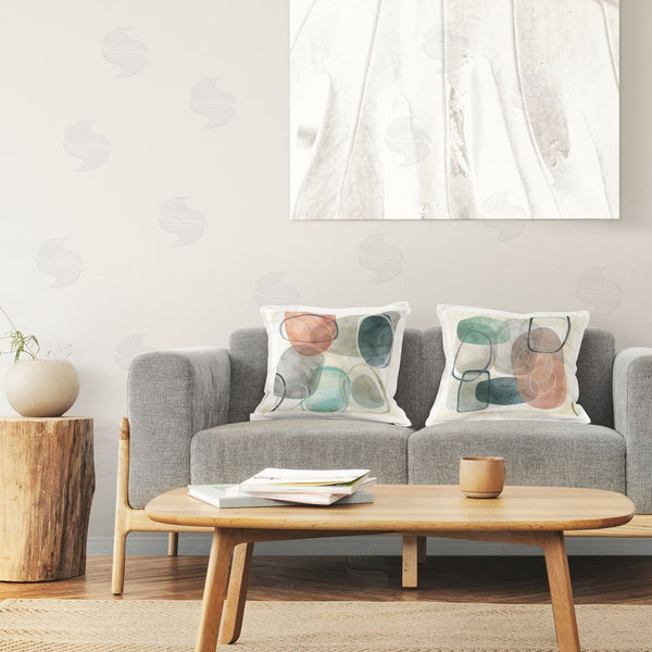 Stupell Industries Carol Robinson | Earth Tone Obliques Printed Throw Pillow Set