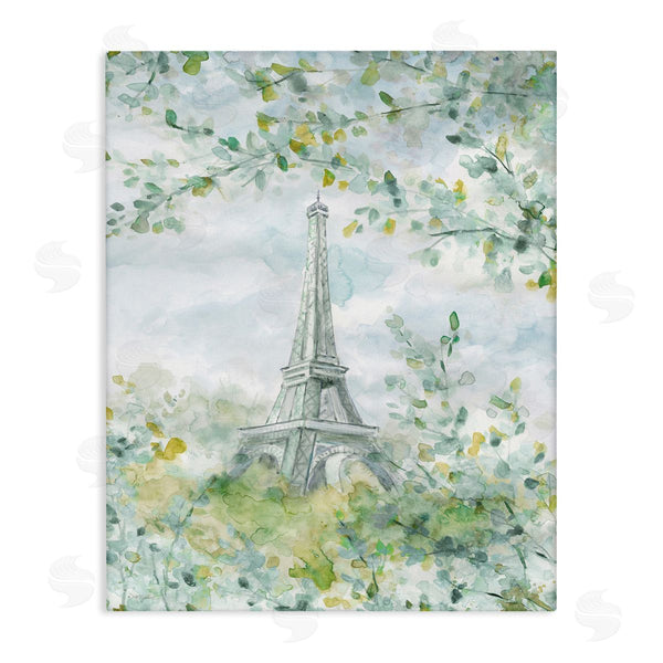 stupell industries Carol Robinson | Eiffel Tower Through Branches Wall Art