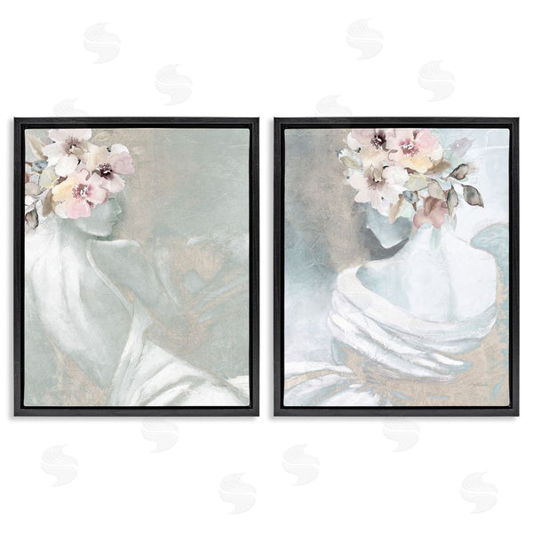 Stupell Industries Carol Robinson | Female Figure Floral Pose Wall Art