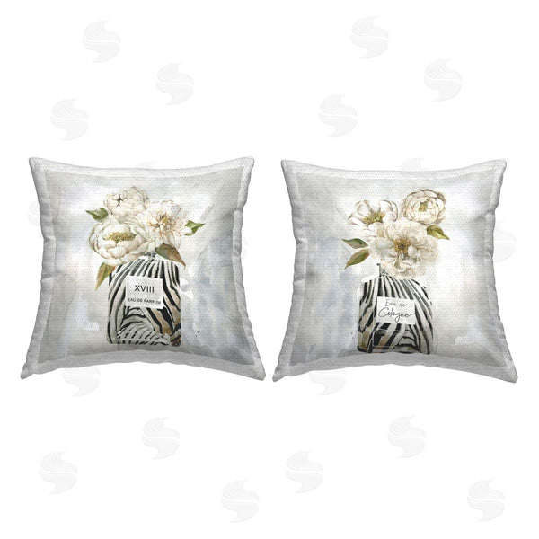 Stupell Industries Carol Robinson | Feminine Wild Bouquets Printed Throw Pillow Set