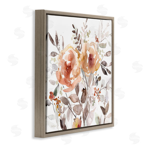 Stupell Industries Carol Robinson | Floral Impressions On White