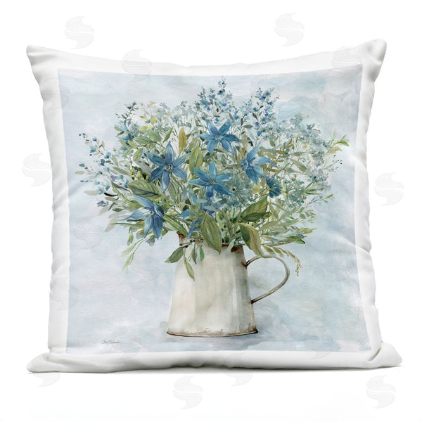 Stupell Industries Carol Robinson | Floral Milk Tin Bouquet Printed Throw Pillow