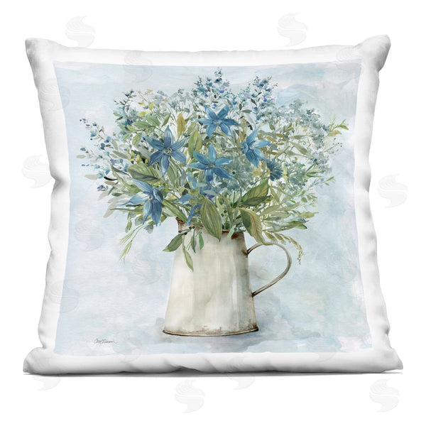 stupell industries Carol Robinson | Floral Milk Tin Bouquet Printed Throw Pillow