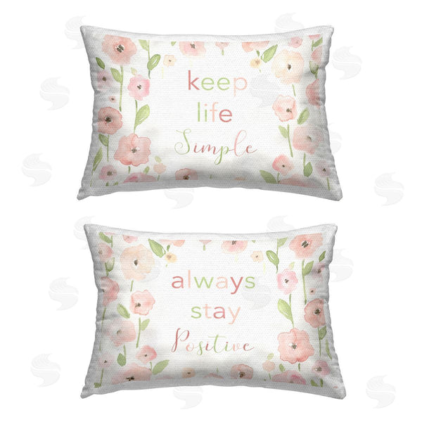 Stupell Industries Carol Robinson | Floral Positivity Statements
