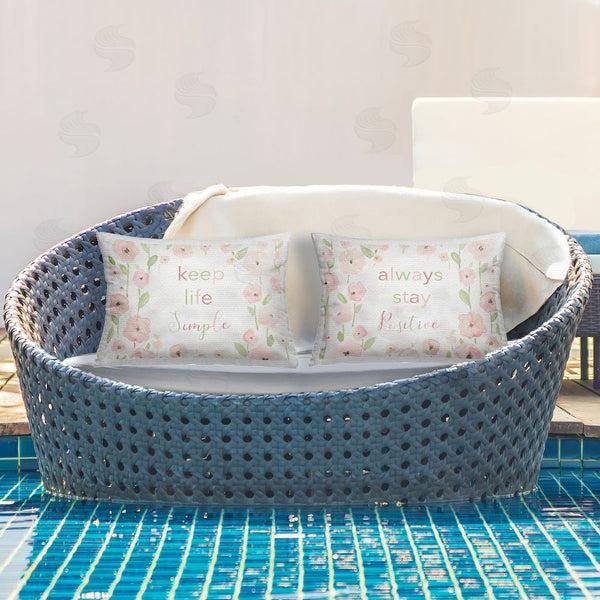 Stupell Industries Carol Robinson | Floral Positivity Statements