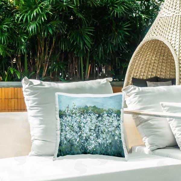 Stupell Industries Carol Robinson | Flower Fields In Bloom Printed Throw Pillow