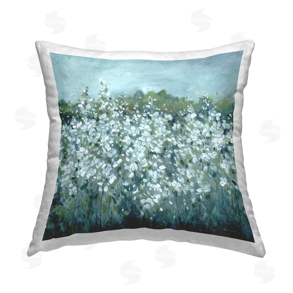 stupell industries Carol Robinson | Flower Fields in Bloom Printed Throw Pillow