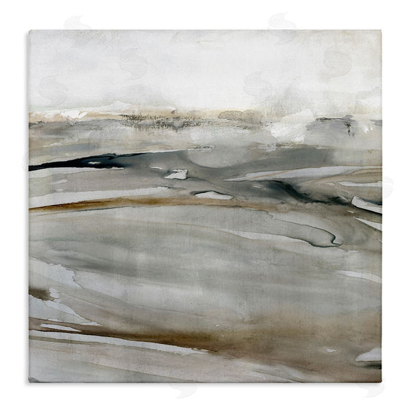 stupell industries Carol Robinson | Fluid Brown Abstract Composition Wall Art