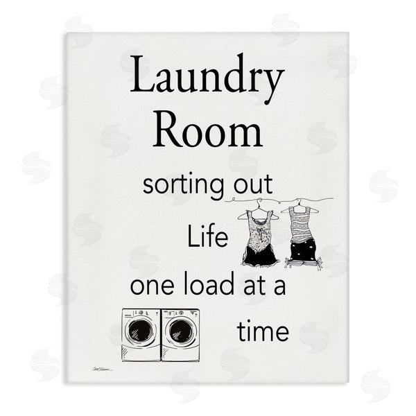 Stupell Industries Carol Robinson | Funny Minimal Laundry Phrase