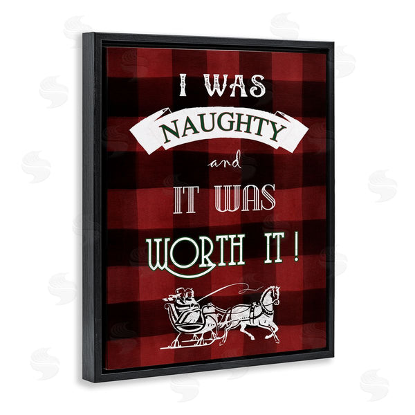 Stupell Industries Carol Robinson | Funny Plaid Christmas Wall Art