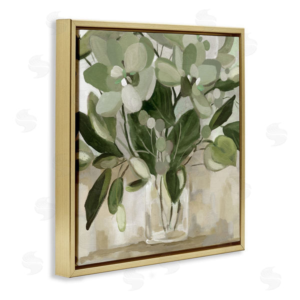 Stupell Industries Carol Robinson | Green Flower & Vines Bouquet