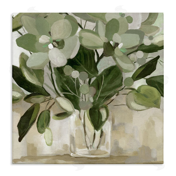 stupell industries Carol Robinson | Green Flower & Vines Bouquet