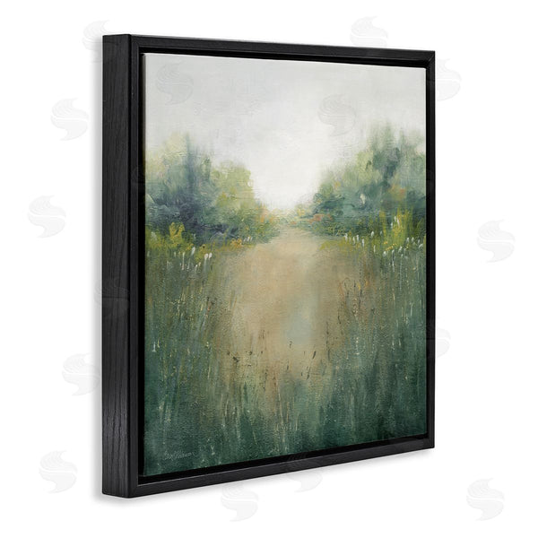 Stupell Industries Carol Robinson | Green Lush Pond Landscape Painting Wall Art