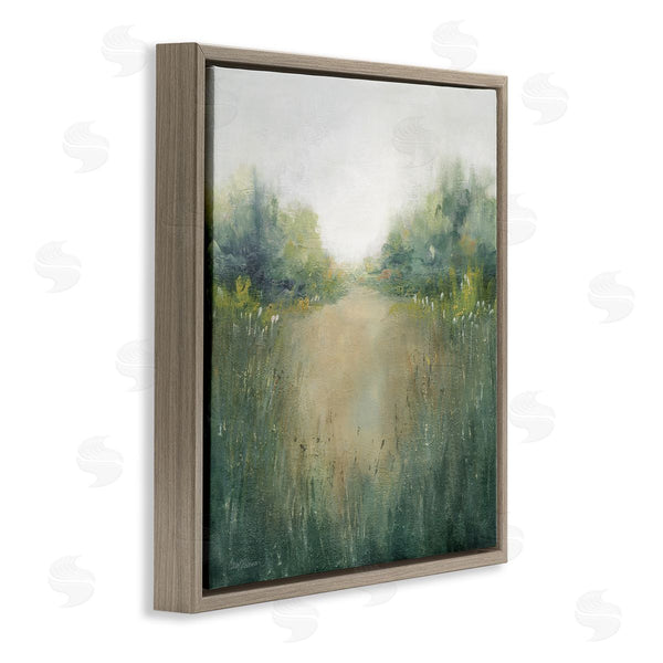Stupell Industries Carol Robinson | Green Lush Pond Landscape Painting Wall Art