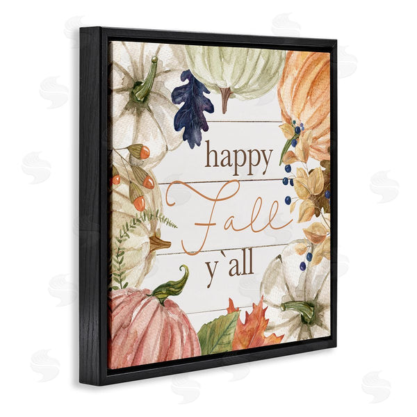 Stupell Industries Carol Robinson | Happy Fall Y'all Phrase Wall Art