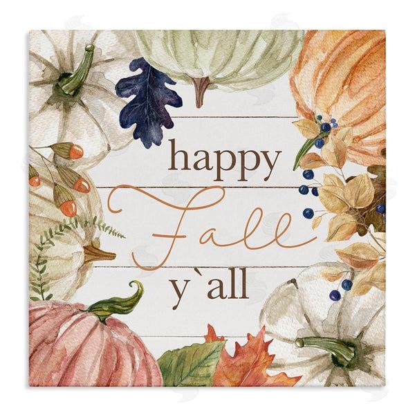 stupell industries Carol Robinson | Happy Fall Y'all Phrase Wall Art