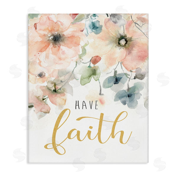stupell industries Carol Robinson | Have Faith on Florals