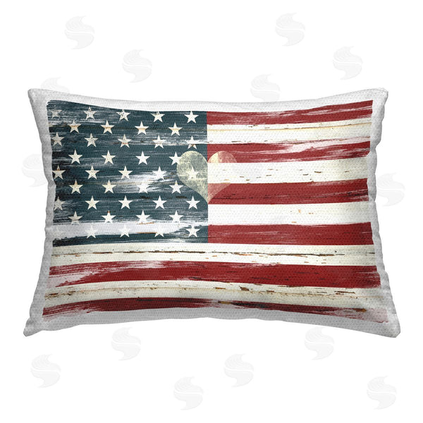 Stupell Industries Carol Robinson | Heart Of America Flag