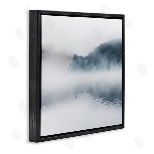Stupell Industries Carol Robinson | Heavy Fog Lake Landscape Dense Mist Photography Wall Art