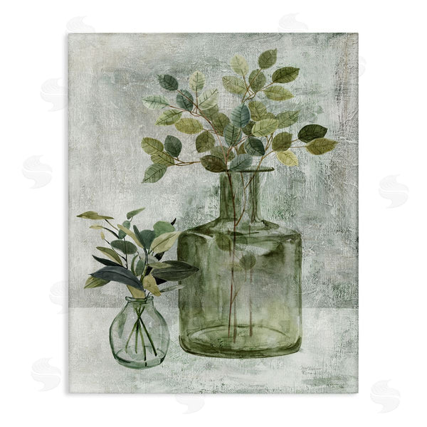 stupell industries Carol Robinson | Herbal Plants with Green Leaves