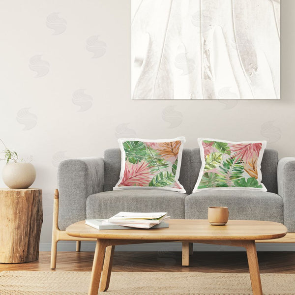 Stupell Industries Carol Robinson | Hot Tropics Botanicals Printed Throw Pillow Set