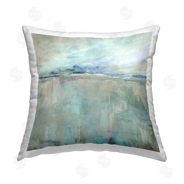 stupell industries Carol Robinson | Hues Of The Sea View Printed Throw Pillow