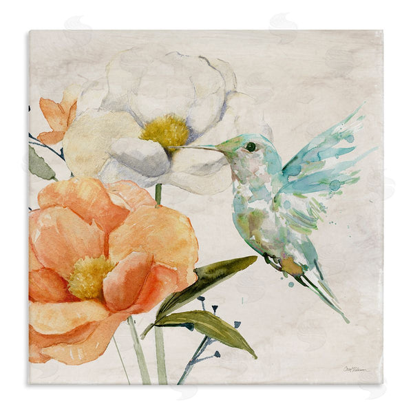 stupell industries Carol Robinson | Hummingbird & Flower Nectar Wall Art