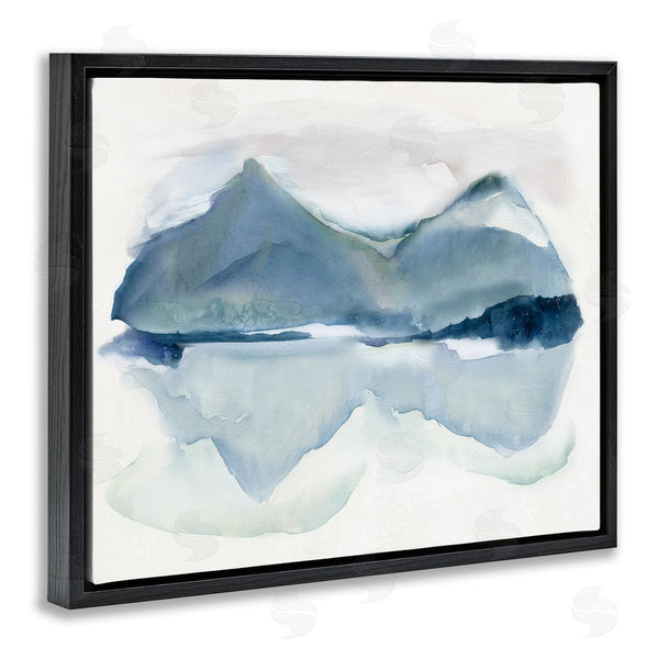 Stupell Industries Carol Robinson | Iceberg Mountain Water Glacier Reflection Abstract Landscape Wall Art