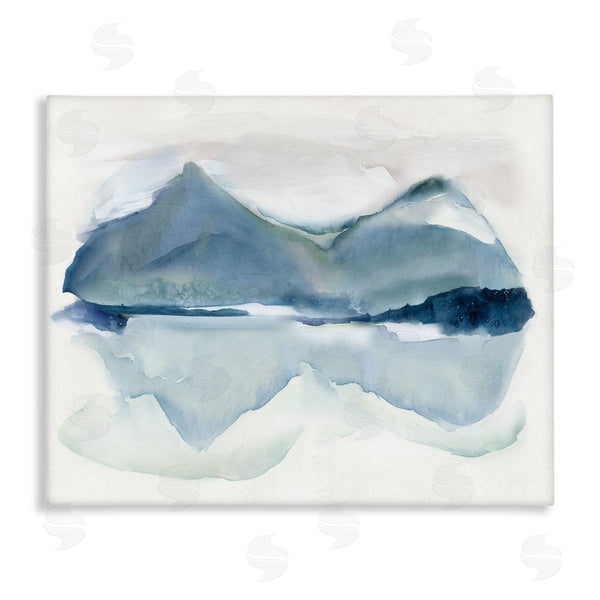 stupell industries Carol Robinson | Iceberg Mountain Water Glacier Reflection Abstract Landscape Wall Art