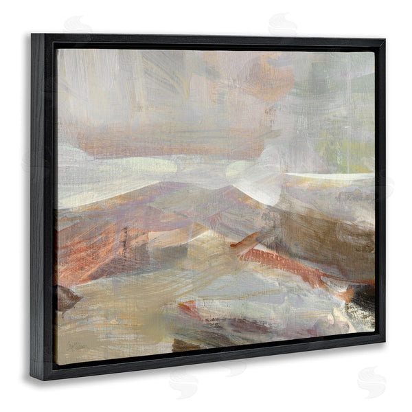 Stupell Industries Carol Robinson | Layered Abstract Thick Brushstrokes Neutral Browns Painting Wall Art