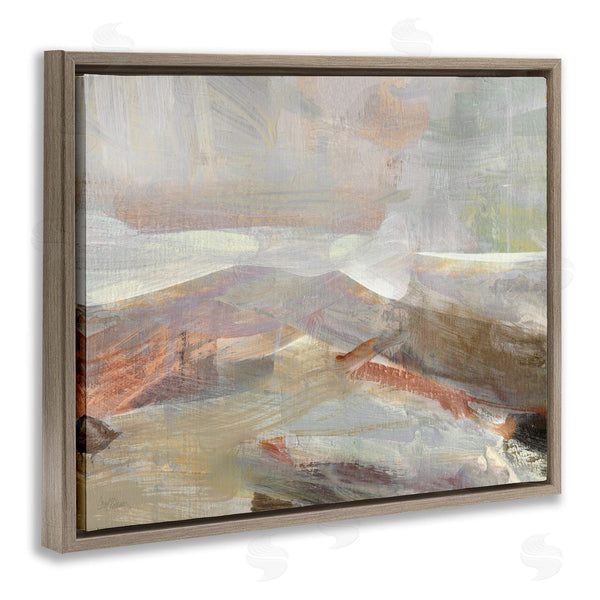 Stupell Industries Carol Robinson | Layered Abstract Thick Brushstrokes Neutral Browns Painting Wall Art