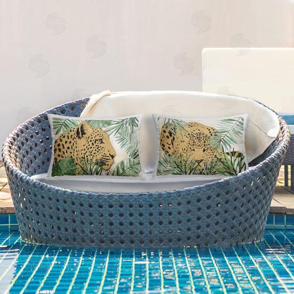 Stupell Industries Carol Robinson | Leopards Among Palm Leaves