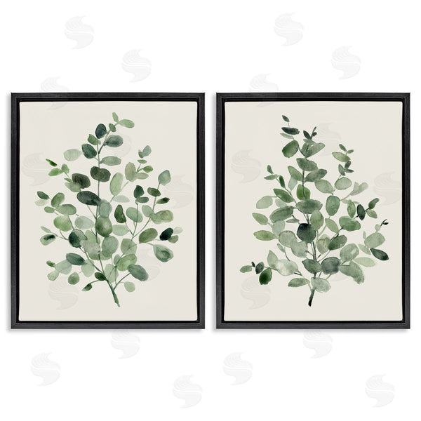 Stupell Industries Carol Robinson | Minimal Rounded Plant Leaves