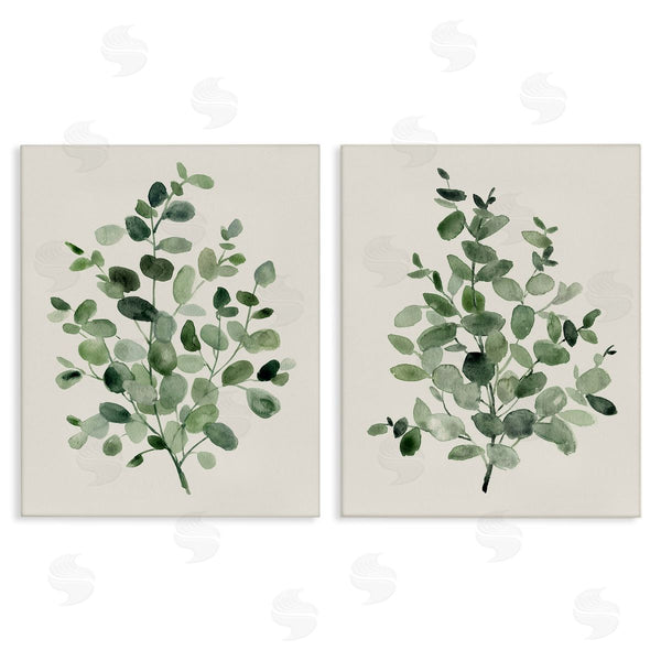 stupell industries Carol Robinson | Minimal Rounded Plant Leaves