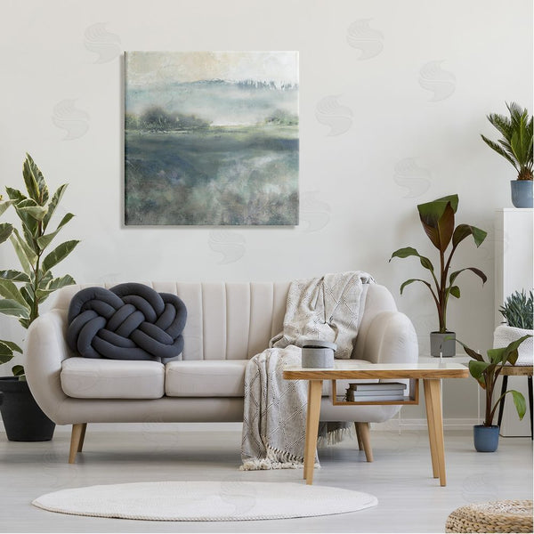 Stupell Industries Carol Robinson | Misty Landscape Painting Abstract Weather Vegetation Wall Art