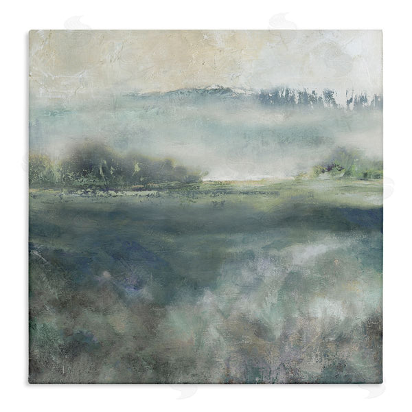 stupell industries Carol Robinson | Misty Landscape Painting Abstract Weather Vegetation Wall Art