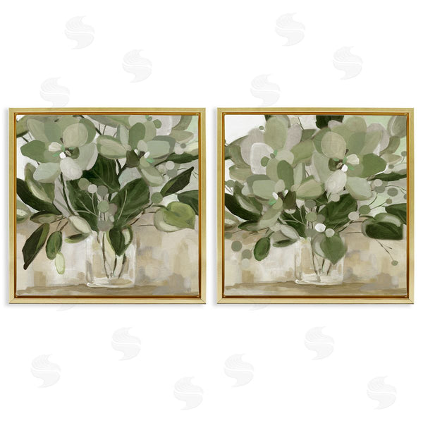 Stupell Industries Carol Robinson | Modern Earth Tone Bouquets