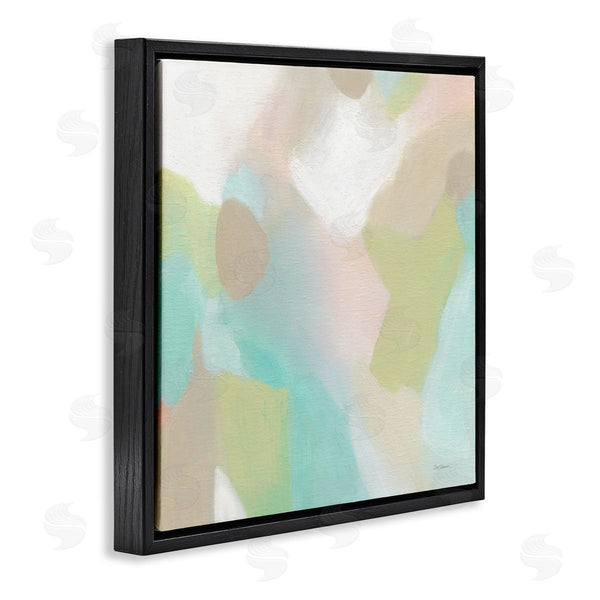 Stupell Industries Carol Robinson | Modern Fluid Pastel Shapes Soft Green Accent Wall Art