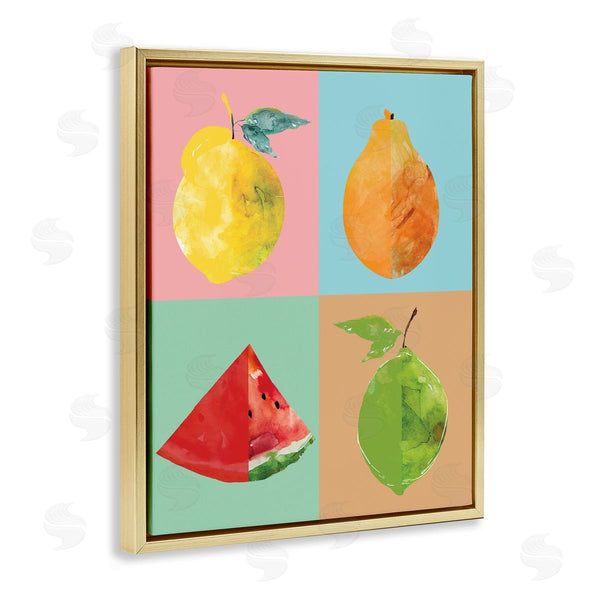 Stupell Industries Carol Robinson | Modern Pop Fruits Abstract