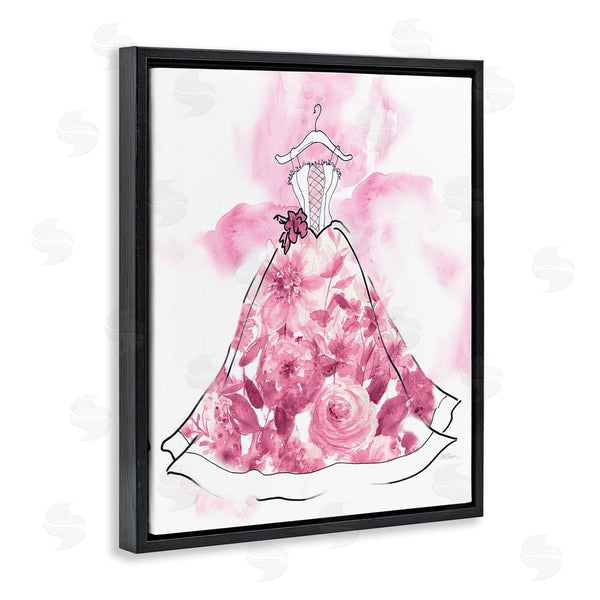 Stupell Industries Carol Robinson | Modern Watercolor Flower Dress