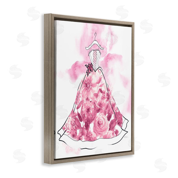 Stupell Industries Carol Robinson | Modern Watercolor Flower Dress