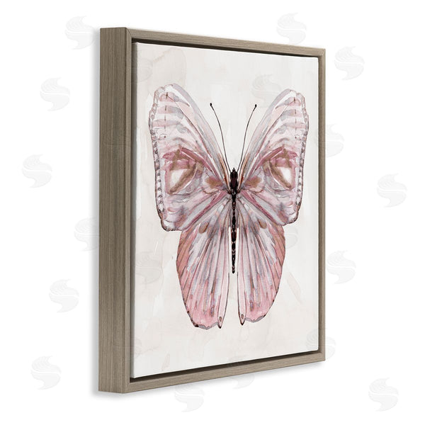 Stupell Industries Carol Robinson | Muted Pink Butterfly