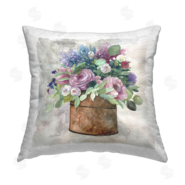 Stupell Industries Carol Robinson | My English Garden Bouquet Printed Throw Pillow